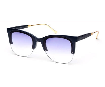 Dark Blue Gradient Clubmaster UV Protection Sunglass for Men
