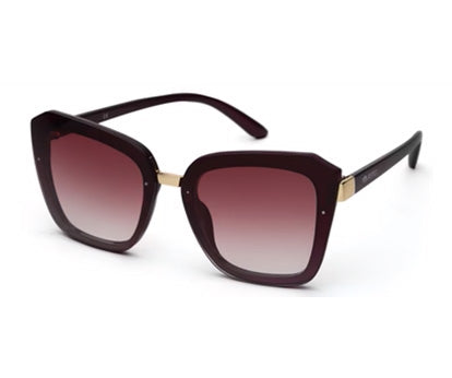 Wine Square Shaped UV 400 Sunglass for Women
