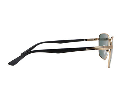 Gold Rectangle Shaped UV Sunglass