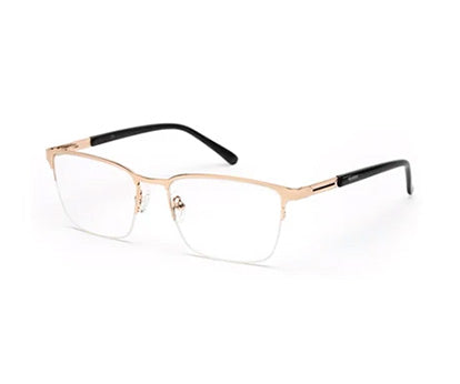 HALF RIM SQUARE UNISEX EYEGLASSES
