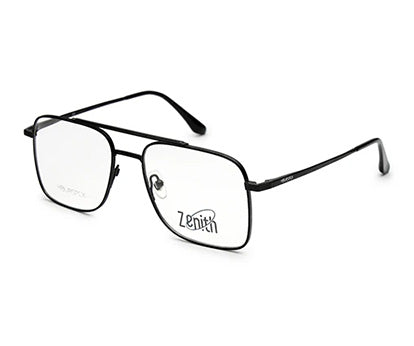 Zenith Titanium Matte Black Large Square Frame