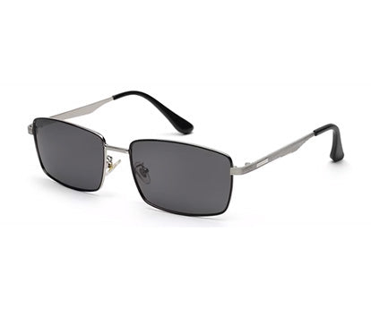 Gunmetal Rectangle Polarized Sunglass for Men