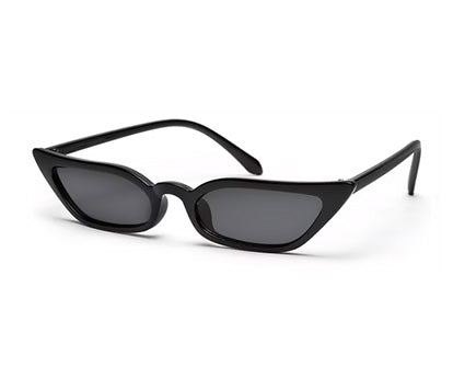 Black Large Cateye Vintage UV Protected Sunglass for Women