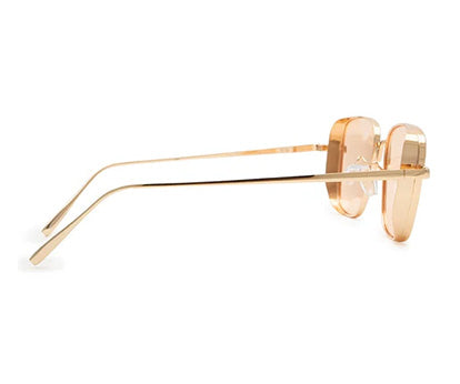 Light Brown Square Shaped UV Sunglass