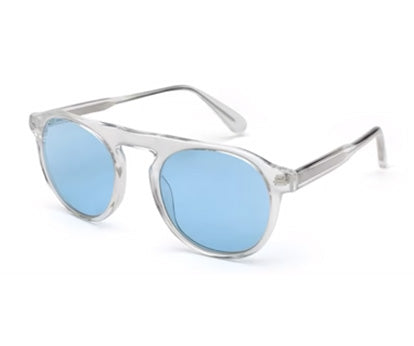 Blue Aviator Full Rim UV400 Protected Sunglasses For Men