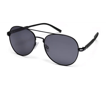 Black Aviator Style UV Sunglass