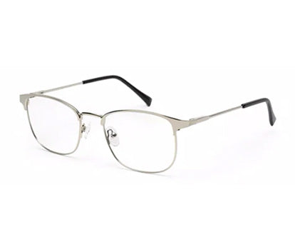 SILVER CLUBMASTER UNISEX EYEGLASSES
