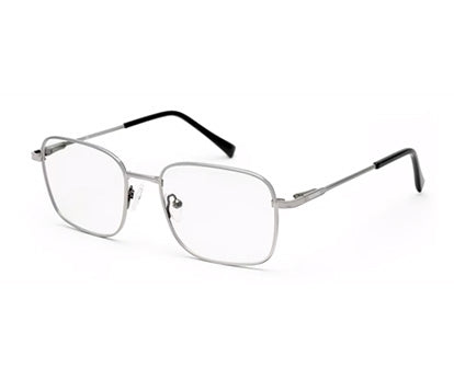 UNISEX METALLIC GREY EYEGLASSES