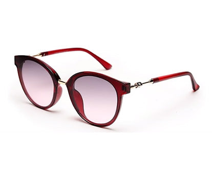 Light Blue Cateye Style Sunglasses