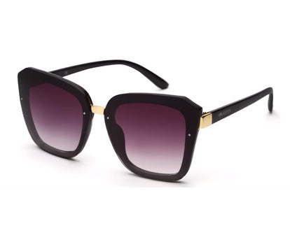 Gradual Black Square Shaped UV Sunglass