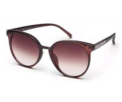 Brown Oval UV Protection Sunglass for Women