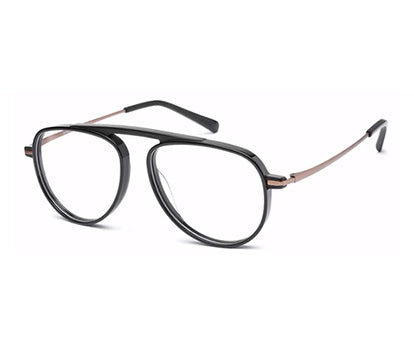 Trendy Black Round Glasses