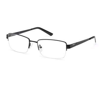 CLASSIC BLACK RECTANGLE EYEGLASSES