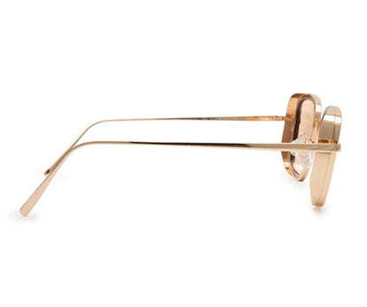 Light Brown Square Shaped UV Sunglass