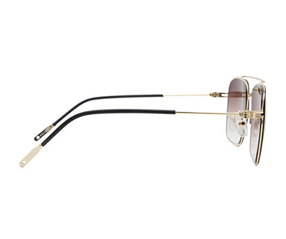 Gradual Brown Square Shaped UV Sunglass