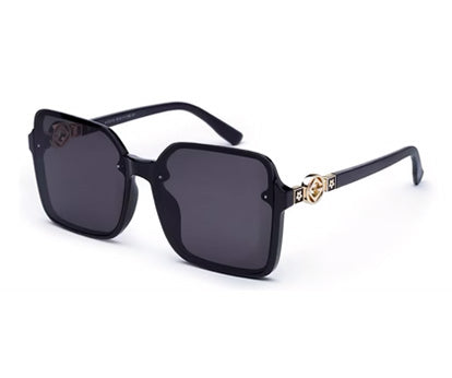 Black Square UV Sunglass for Women