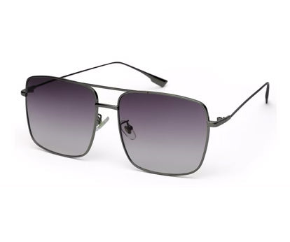 Gunmetal Grey Shade Square Shaped UV Sunglass for Men & Women