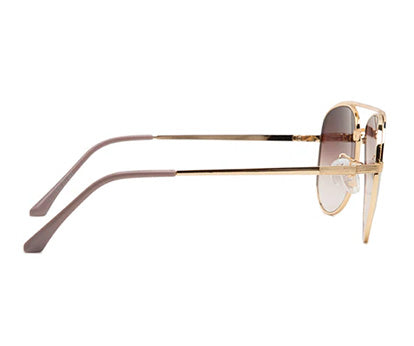 Gradual Brown Aviator Style UV Sunglass