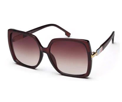 Brown Square UV 400 Polarised Sunglass for Women