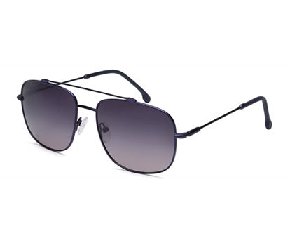 Blue Squared full Rim Metal Sunglasses For Men