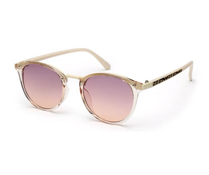 Beige Oval UV 400 Protection Polarised Sunglass for Women