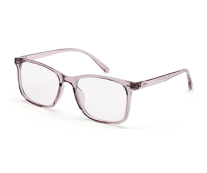Transparent Light Mauve Square Eyeglass for Women