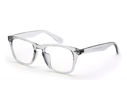 Transparent Grey Wayfarer Eyeglasses for Men and Women