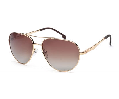 Golden Aviator Full Rim Metal Sunglasses