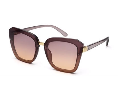 Brown Square Shaped UV Sunglass for Women