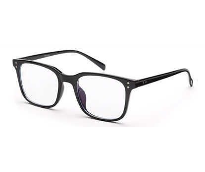 Black Rectangle Eyeglasses for Men