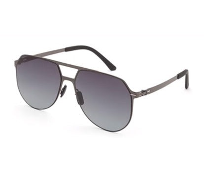 Zenith UV400 Titanium Gradient Grey Aviator Polarized Sunglasses for Men