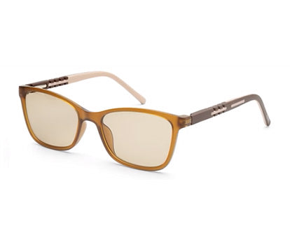 UV400 BROWN RECTANGLE KIDS SUNGLASSES