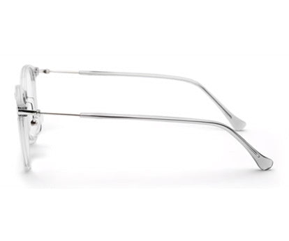 ZENITH TITANIUM ROUND SILVER SPECS FOR WOMEN