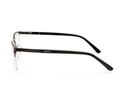 METAL BLACK RECTANGLE EYEGLASSES FOR MEN