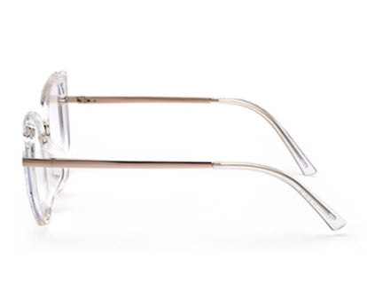 Transparent Cat-Eye Glasses