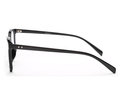 Black Rectangle Eyeglasses for Men