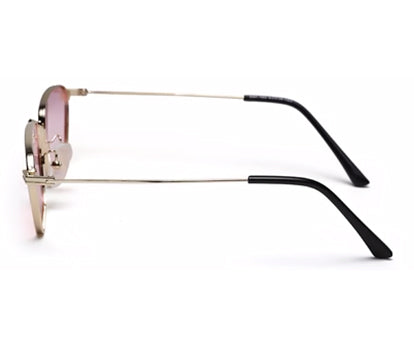 Pink Shade Rectangle Shaped UV Sunglass