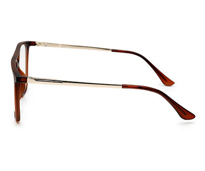 Sleek Brown Ultralight Spectacles