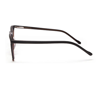 Brown Black Square Shaped Acetate Eyeglasses Frames for Men