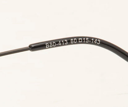 Black Shade Squared Shaped UV Sunglass