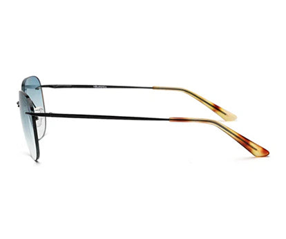 Rimless Gradient Blue Sunglasses
