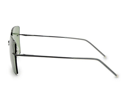 Everyday Unisex Green Square Sunglasses