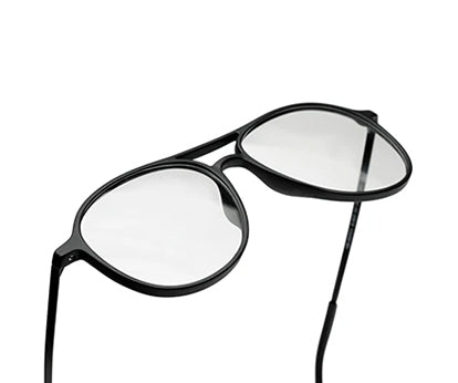 Classic Aviator Black Ultralight Spectacles