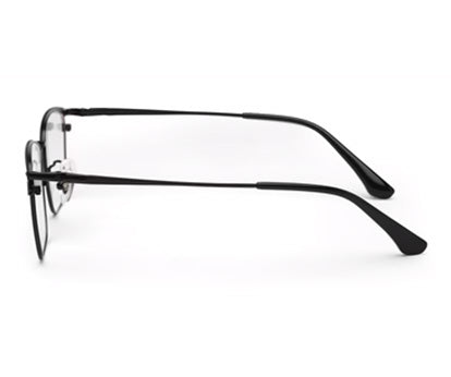 ZENITH TITANIUM BLACK RECTANGLE SPECS FOR MEN
