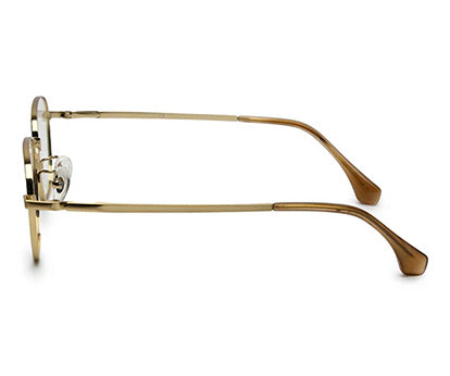 Zenith Titanium Gold Square Spectacles