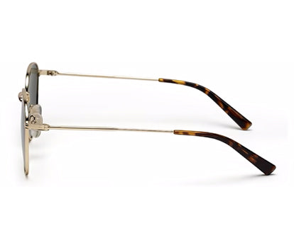 Grey Shade Oval Shaped Polarised UV Sunglass