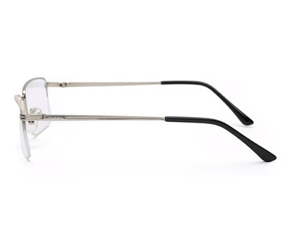 CLASSY SILVER EYEGLASSES FOR MEN