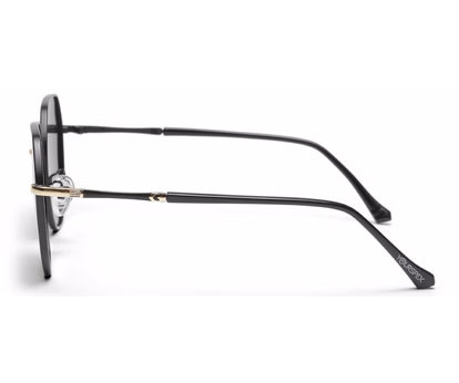 Black Round UV Ray Protection Sunglass for Men & Women
