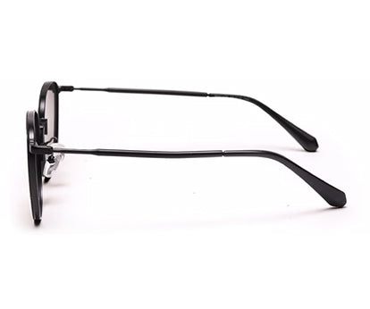 Black Shade Oval Shaped UV Sunglass for Women