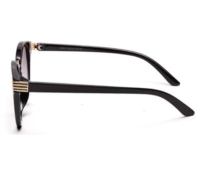 Gradual Grey Black Cateye Style UV Sunglass